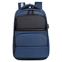 Sac à dos pour ordinateur portable unisexe, grande capacité, tissu Oxford, sac à dos pour ordinateur, travail, voyage, court séjour d'affaires