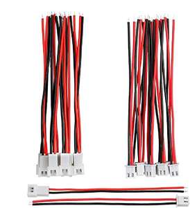 10쌍 1.25mm JST 2핀 남성/여성 어댑터 커넥터 10cm 구리 코어 PVC 절연 IP67 방수 전선(우드랜드 플러그용) - Product Image 5