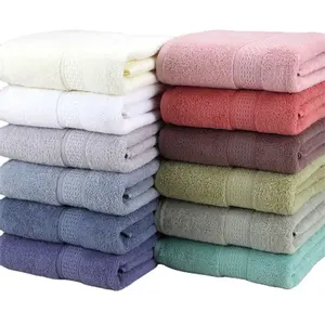 Towels Bath 100% Cotton Colorful 70*140cm Egyptian Cotton Bath Towel Wholesale