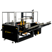 Venta caliente Caja de cartón completamente automática/Cartón/Caja Erector Máquina formadora de cartón y Máquina de sellado inferior Erector de cartón