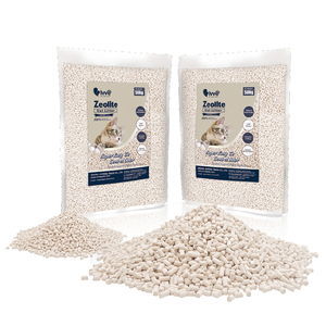 Vente chaude Naturel Premium Chat Sable Broyé Carbone Minéral Actif Zéolite Pellet Zéolite Litière Pour Chat Avec Sac En Plastique - Product Image 2