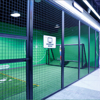 Simulateur de football virtuel 3x8m pour entraînement de gardiens de but et jeu de précision en salle