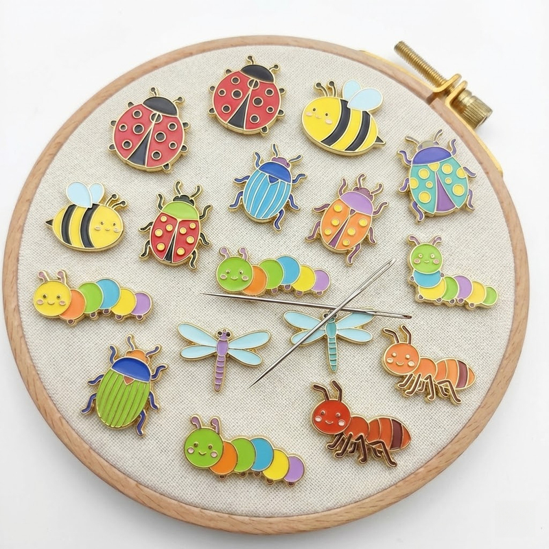 Creative Shape Magnetic Sewing Metal Enamel