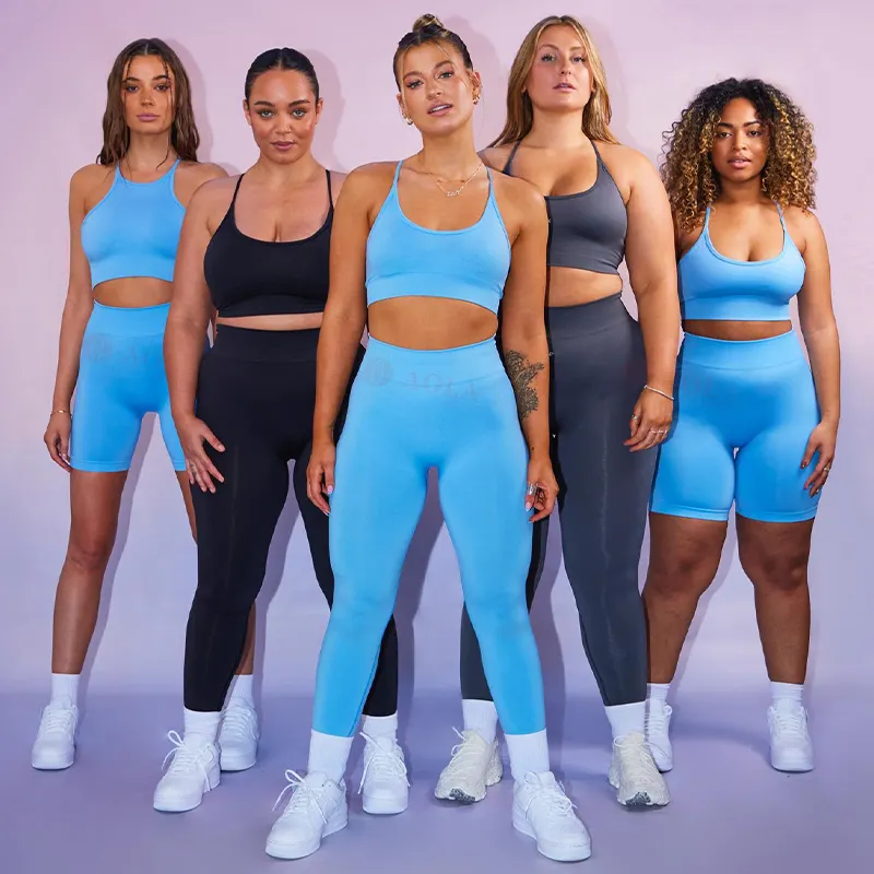 Pakaian Yoga dengan Logo Khusus untuk Wanita, Set Legging Olahraga, Pakaian Kebugaran Gym, Baru, 2022