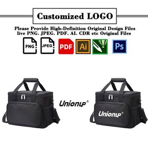 Sac isotherme personnalisé avec logo imprimé en polyester pour le déjeuner au bureau, les voyages, les pique-niques, les repas à emporter - Product Image 2