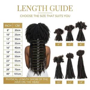 Extensions permanentes Micro Locs entrelacées à pointes longues et bouclées, 100% cheveux humains naturels doux, 16-24 pouces, toutes couleurs - Product Image 5