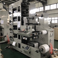 FPL550-6 presse d'impression plastique flexographique UV d'étiquettes d'autocollants en feuille d'aluminium