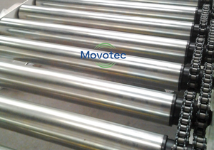 Zware-duty dubbele tandwielrollenbaan voor pallethandling, kettingaangedreven live rollerbaan - Product Image 5