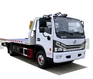 Caminhão de reboque 5 toneladas dongfeng, caminhão de recuperação da estrada 150 hp