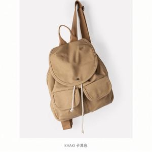 Women's Geometric Pattern Canvas <b>Backpack</b>-Large Capacity Schoolbag with Arcuate Shoulder Strap for Student Travel - Product Image 3