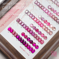 REHEART HEMA Free TPO Free Cat Eye Gel Polish Spring Collection UV LED Cure Nail Polish 30 Colors Long Lasting OEM Customized