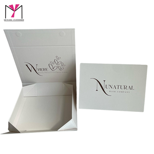 Hot Sale Packaging Combination Set Custom Printed Logo <b>Tissue</b> <b>Paper</b> Thank You Card Wig Box for Low MOQ - Product Image 2