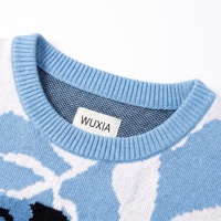 Pull en tricot jacquard personnalisé avec logo, style ski, 100 % coton, col rond, pour femme, hiver, sports de plein air, chaud, colorblock, OEM ODM