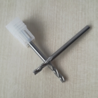 Fraise à dégrossir en spirale en carbure monobloc personnalisable, la plus vendue, pour routeur CNC, outil de fraisage ODM
