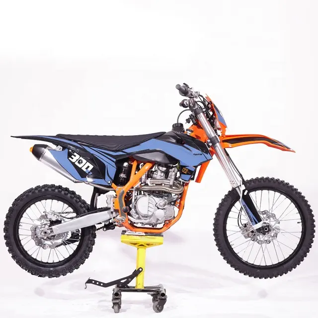 Dirt Bike 4 Stroke Gasoline Motorcycles 300CC Liquid Cooling Electric & Kick Start Off Road Dirt Bike for Adults