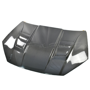 CUSTOMIZE TS STYLE CARBON FIBER <strong>ENGINE</strong> HOOD BONNET for 2011-2013 HYUNDAI GENESIS COUPE - Product Image 4