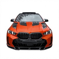 Kit de Carrocería de Fibra de Carbono para BMW X6, Difusor Delantero de Fibra de Carbono X6 LD, Alerón, Capó de Motor, Parachoques X6, Piezas de Auto