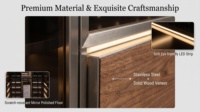 Meuble de présentation de vin en métal moderne sur mesure, design d'intérieur de cave à vin de luxe, bar à vin, mobilier complet