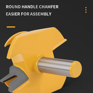 Ensemble d'outils de fraisage <span class=keywords><strong>à</strong></span> rainure et languette, <span class=keywords><strong>fraise</strong></span> <span class=keywords><strong>à</strong></span> bois en forme de T avec tige de 1/2-1/4 pouce, <span class=keywords><strong>fraise</strong></span> <span class=keywords><strong>à</strong></span> rainure <span class=keywords><strong>à</strong></span> 45 degrés - Product Image 6
