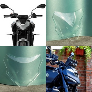 Nouveau Pare-brise en Polycarbonate Yamaha MT-07 2025 - Visière Universelle pour Moto et Scooter, Incassable, Protection UV, Garantie 10 Ans - Product Image 4