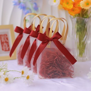 Paquete romántico de plástico esmerilado para recuerdos de boda, bolsas de recuerdo exquisitas para regalo de puerta - Product Image 4