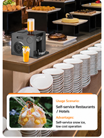 Machine à glace en flocons R290, refroidisseur d'air, machine à glace de comptoir pour usage commercial en pâtisserie, machine à fabriquer de la glace