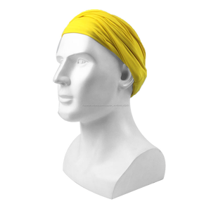Top venta popular <span class=keywords><strong>colr</strong></span> sólido teñido único cuello tubo bufanda multifunción logotipo personalizado reflectante bandana gorros - Product Image 4