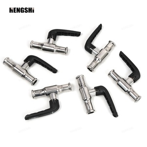 Válvulas de Bola de Acero Inoxidable de Grado Alimenticio Hengshi 304 316L para Suministro de Agua, Válvulas con Mango de Acero Inoxidable - Product Image 4