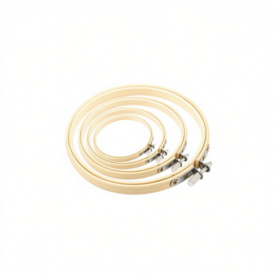 Ilan <b>Embroidery</b> Hoop 30Cm Wooden <b>Frame</b> For Cross Stitch Sewing 6Pcs - Product Image 1