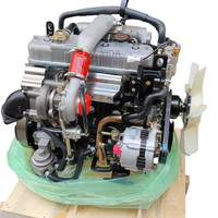 Moteur diesel turbocompressé 4JB1T à injection directe DI 4JB1T 68KW 4 cylindres, ensemble moteur complet pour engins de construction