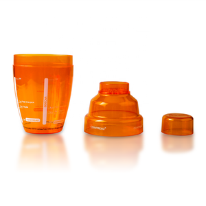 Shaker à cocktail miniature en plastique de 6 oz, shaker promotionnel avec personnalisation, shakers de haute qualité - Product Image 3