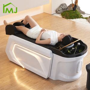 Salón de lujo Lavado de cabello Champú Mesa Thai Masaje eléctrico Cabeza Spa Cama - Product Image 1