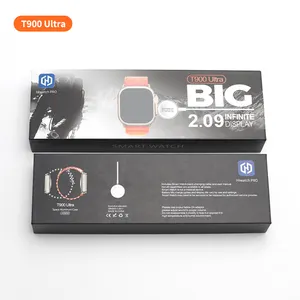 Yeni 2023 Reloj T900 Ultra 2.09 inç spor seri 8 Smartwatch kan basıncı kan oksijen algılama T900 Ultra Smartwatch
