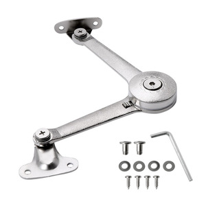 Support de <span class=keywords><strong>porte</strong></span> d'armoire en alliage de zinc à arrêt arbitraire, mécanisme de levage vers le haut, modèle HDBS-Free Support 07, avec vis et clé hexagonale - Product Image 1