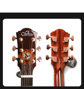 Guitarra Acústica de Alta Gama Sevillana de 1905 de 41 Pulgadas con Tapa de Abeto Macizo, Guitarra Eléctrica - Product Image 6