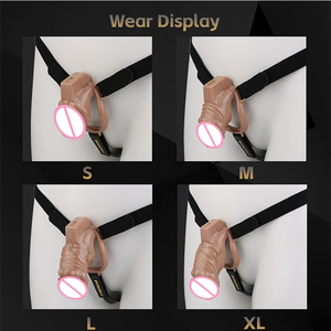 Correa para el pene <span class=keywords><strong>de</strong></span> la piel en la jaula del pene con tapón Anal <span class=keywords><strong>de</strong></span> Metal Juguetes sexuales fetiche masculino con cinturón Pareja Gay Coqueteo Sissy Dispositivo <span class=keywords><strong>de</strong></span> castidad - Product Image 2