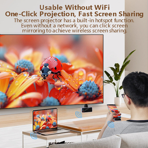 Dongle TV sans fil HDMI 1080P portable, compatible Miracast, DLNA et Airplay, avec fonction de mise en miroir d'écran - Product Image 6