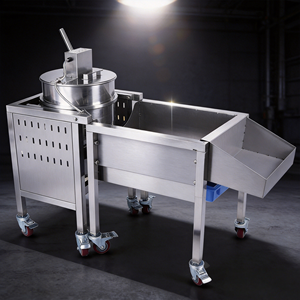 Machine à Popcorn Commerciale au Gaz avec Chariot Mobile pour la Restauration Ambulante et les Fêtes - Product Image 2