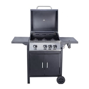 2023 G029301 CE Approval Outdoor 3 <strong>Burner</strong> Gas BBQ Grill with <strong>Side</strong> <strong>Burner</strong> - Product Image 3