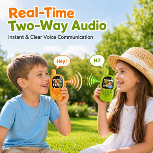 Talkie-walkie pour enfants, prise en charge de la capture de photos avec extension de carte TF, jouet portable rechargeable pour le camping en plein air, jeu parent-enfant - Product Image 6