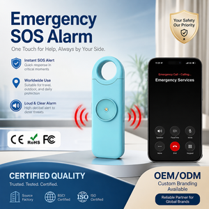 อุปกรณ์เตือนภัยส่วนบุคคล GPS SOS สำหรับผู้หญิง พร้อมฟังก์ชันโทรฉุกเฉิน ส่ง SMS แจ้งตำแหน่ง และเตือนป้องกันตัว - Product Image 1