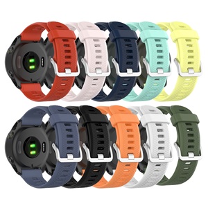 <span class=keywords><strong>Correa</strong></span> de silicona de repuesto para reloj <span class=keywords><strong>Garmin</strong></span> Forerunner <span class=keywords><strong>745</strong></span> 745XT, <span class=keywords><strong>correa</strong></span> de goma deportiva resistente al agua de 22mm con destornillador de instalación - Product Image 4