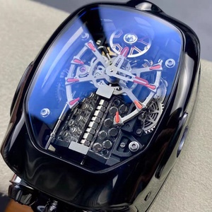 Montre de luxe pour homme, très vendue, design tendance, entièrement mécanique, avec cadran ajouré, verre saphir. - Product Image 2