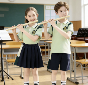 Achat en gros de costumes de cérémonie unisexes en coton pour enfants, uniformes pour écoles primaires et maternelles - Product Image 5