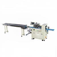 Ding Yan 380X Automatische machine voor het sorteren, voeren, verpakken en verpakkende lijn voor crème-wafel-sandwichkoekjes.
