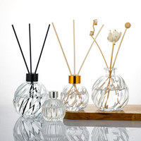 Diffuseur de parfum d'ambiance pour la maison, bouteille de 100 ml et 200 ml avec bâtonnets en rotin, idéal pour les hôtels