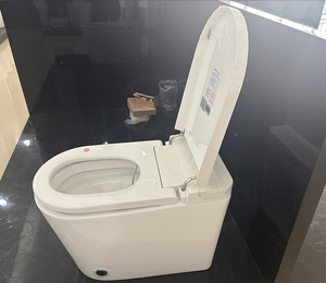 Sang Trọng Thông Minh Thông Minh Nhà Vệ Sinh Với Tự Động Mềm Gần Chỗ Ngồi Sưởi Ấm S-Trap Thoát Nước Kéo Dài Một Mảnh Bát Hình Dạng - Product Image 6