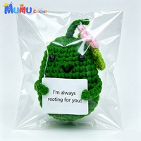 Vente en gros de mini-poupées amigurumi légumes au crochet, faites main et personnalisées, finies, format poche, pour le soutien émotionnel, fournitures pour boutiques de cadeaux