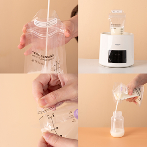 Sac de conservation du <span class=keywords><strong>lait</strong></span> maternel facile à déchirer, anti-fuite, 8 OZ 240 ML, sans BPA, 100 200 unités, bébé, enfants, allaitement - Product Image 4