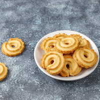 Biscuits au beurre style danois 340g, croustillants et sucrés, biscuits roulés, Émirats arabes unis